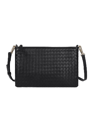 Å WOMAN Flätad crossbody CORY Handväskor Svart ONESIZE
