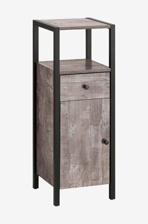 Loft24 - Badeværelsesskab Chris - Grå - Badeværelsesmøbler - Fra Homeroom