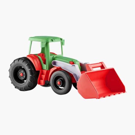 Traktor med skopa