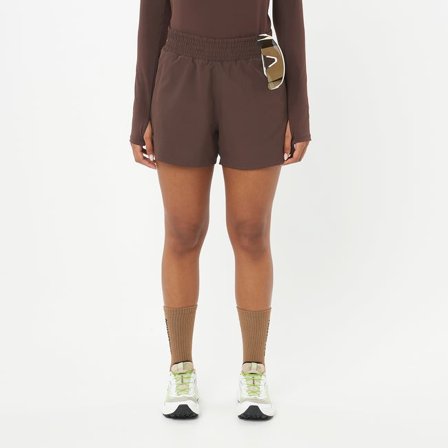 Salomon - Shorts til kvinder Shakeout Core 2in1 4" - Coffee Bean
