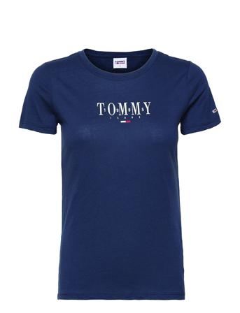 Tjw Skinny Essential Logo 1 Ss T-shirts & Tops Short-sleeved Navy Tommy Jeans