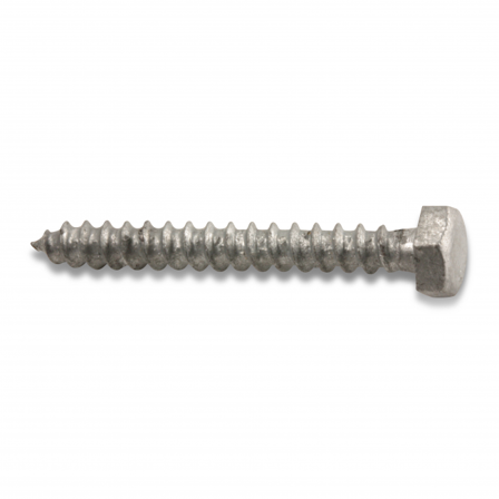 Heco 9605071 Sexkantsträskruv varmförzinkad, T6S 6 x 50 mm, 25-pack, Infästning