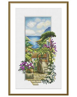 Broderikit Billede Paradis Vy - Nova Sloboda