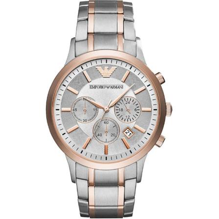 Emporio Armani Watch UR - Ar11077 Grå, Herre Ure, Størrelse: ONE Size