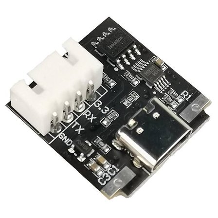 USB-C til seriell port UART-kortmodul isolert USB til TTL-modul 3.3V TYPE-C nedlastingskabel oppgradering børste industriell