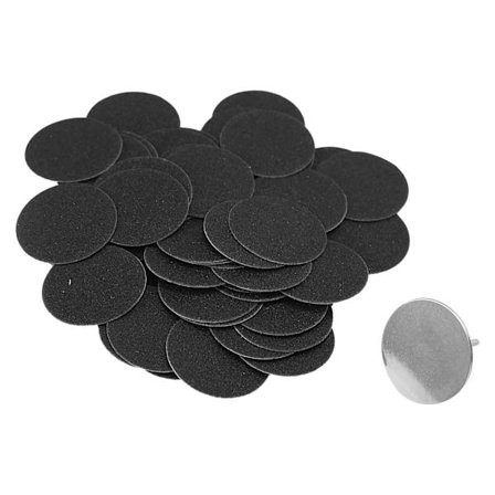 50 st Elektrisk Hårdhudsborttagare Sandpapperskivor Pedikyrverktyg Ersättningstillbehör med Axel 35 mm / 1,4 tum