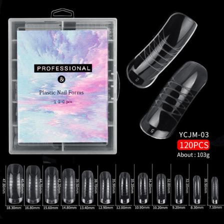 Kynsikoristeet Nail Art Crystal Extension Ei paperialustaa Nopea valohoito 03