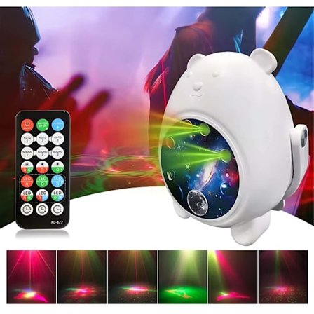 3D RGB LED Laser Projektor Partylampa