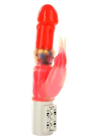 Rotating Rabbit and Pearl - Inspireras av sexleksaker från vuxen.se - Presenter, julklappar, dildos, knipkulor, vibratorer & massagestavar.