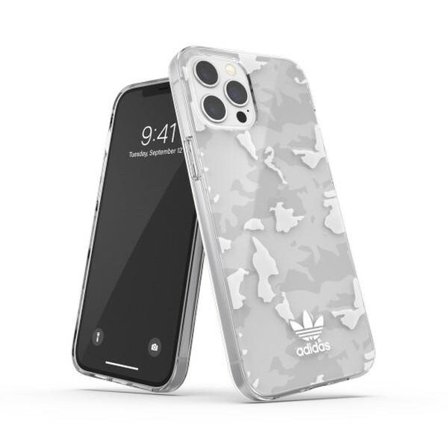 Adidas OR SnapCase Camo Etui til iPhone 12 Pro Max - Gennemsigtig