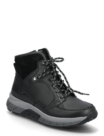 Gabor Rollingsoft Laced Ankle Boot - Black - 38