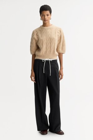 Soft Goat - Alpaca top - Kaschmirpullover für Damen - XS - Light Camel