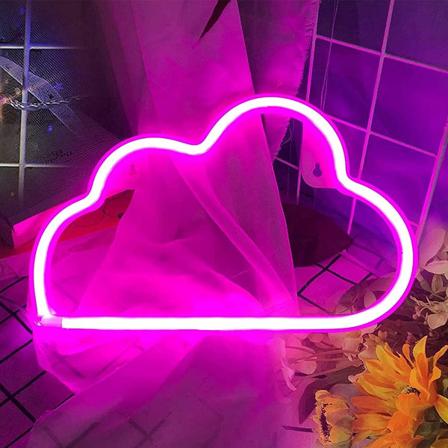 Moln Neon Skyltar, Neonljusskylt för Väggdekor, Neonljus