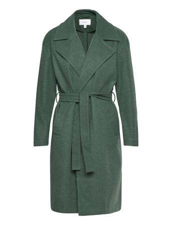 Vibinas L/S New Coat/Su Green Vila