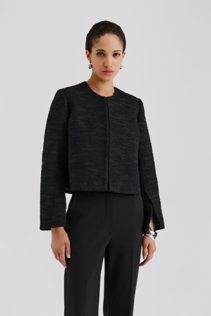 Malina - Ruthie boucle blazer - L - Black