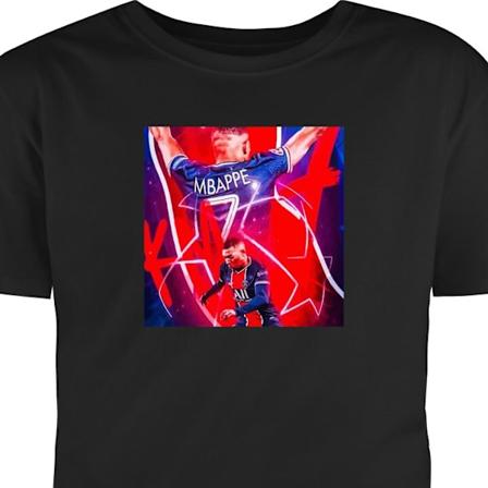 Børne T-shirt | Behagelig T-shirt til Børn sort 12-13 År
