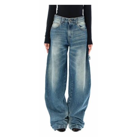Darkpark Women& Clothing Jeans Sand Wash Aw22 , Blauw , Dames , Maat: W26