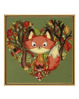 Perlenstickerei Roter Fuchs