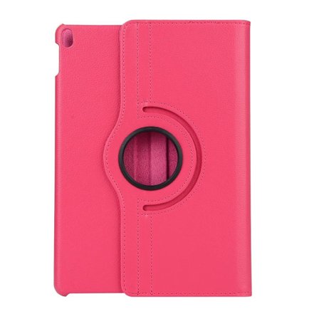 Etui for iPad 11 2025 A16/10. generasjon 2022 10.9 Rose Rød Roterende Lærstativ