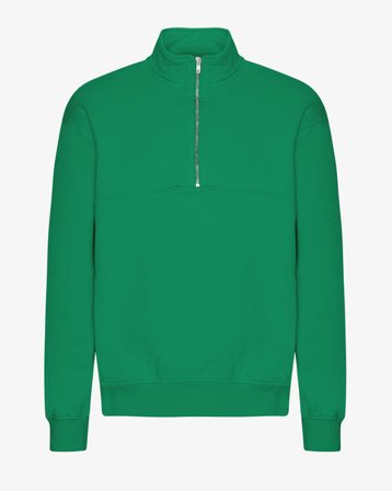 Organic Quarter Zip - Kelly Green - Male - S