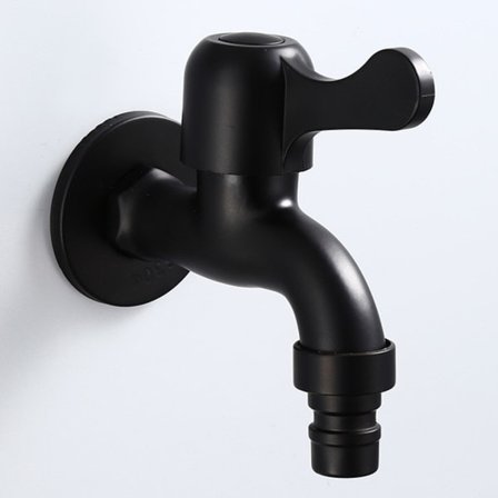 Vægmonteret vandhane til badeværelse, rustfrit stål udendørs