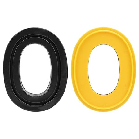 Ersättningsgelöronkuddar med gult bottenskal för 3M Peltor X1A-X5A-headset, kylande gelöratätningar för ZOHAN EM042/033