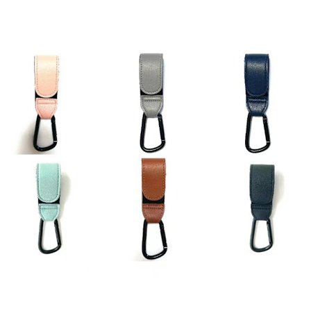 Barnevognskroge [6 stk.], Karabinhager til at hænge dine indkøb