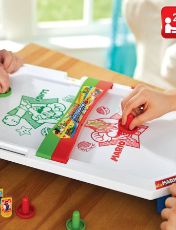 Epoch Games Super Mario Mario Air Hockey - Multi/patterned - ONE SIZE