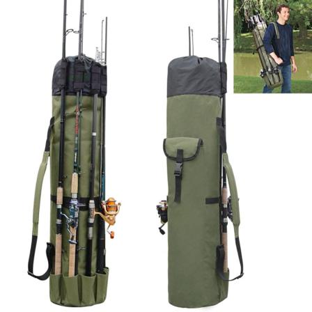 Fiskspö Bag Bärbar Multifunktion Nylon Reel Lure