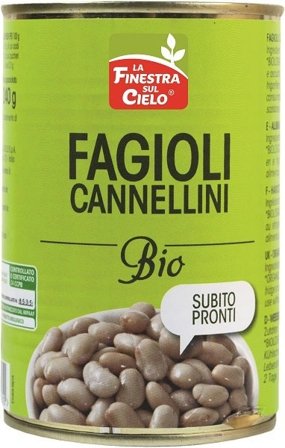 La Finestra Sul Cielo Fagioli Cannellini Pronti Bio 400g