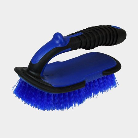 Deck brush 1852-Marine, hard, 19 x 9 x 9.5 cm, blue/black