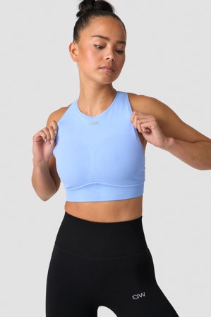 ICANIWILL - Force Warpknit Sports Bra Heavenly Blue - Urheiluliivit - Naiset - Treenivaatteet ICIW:ltä