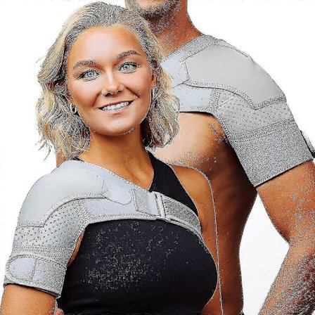Axelstöd med tryckplatta Unisex Justerbart för vänster och höger axel Rotatorkuffrupturer Tendinit Luxationer Bursit