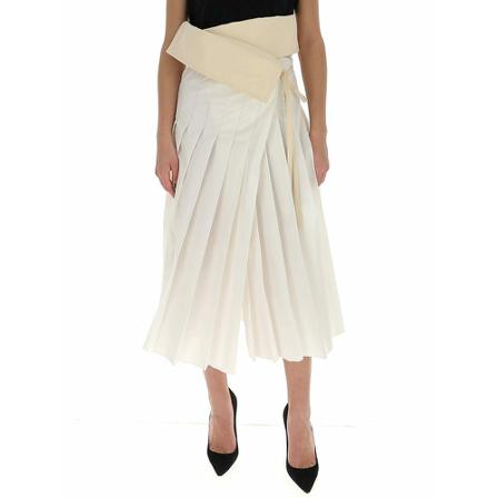 Moncler Midi Skirts Hvid, Dame