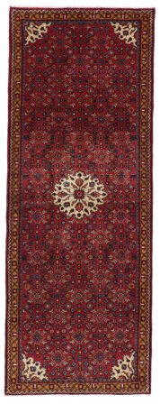 Medallón Pequeño Hosseinabad Alfombra 108X290 Lana