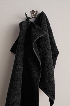 Jotex - Håndkle Med 2-pakk 30x50 Cm Svart - DARCY - Kjøp Håndklær hos Jotex