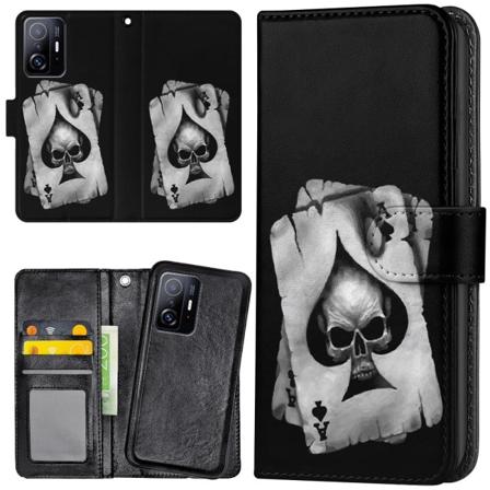 Xiaomi 11T/11T Pro - Mobilcover/Etui Cover Dødningehoved Kortspi
