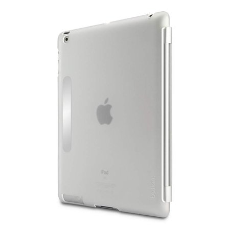 Belkin Snap Shield Secure - Eske for nettbrett - plastikk - blank - for Apple iPad (3. generasjon)