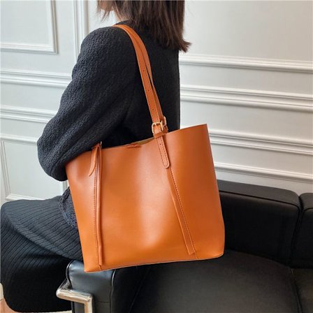 Stor Kapacitet Taske Kvinder Tote Taske Efterår Skulder Håndtaske