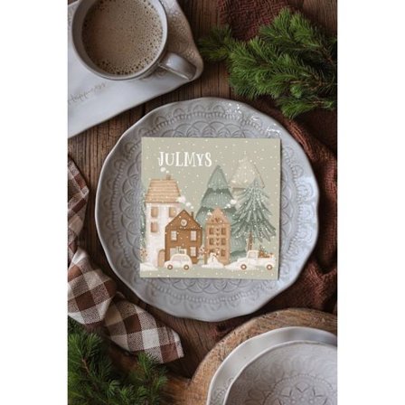 Majas Cottage Servetter Julmys 20-pack