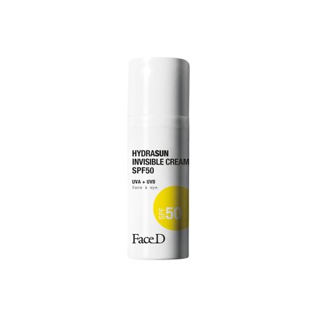 FaceD Hydrasun Invisible Cream SPF50 50ml - Solare viso alta prot.