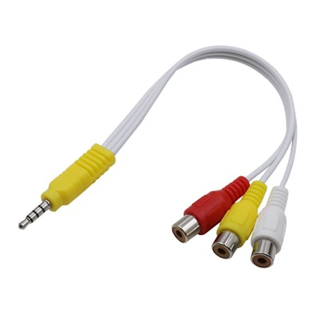 RCA - 3,5 mm:n AV-tuloadapteri TCL-televisioon - Video- ja audiokomponenttikaapelin korvaaja