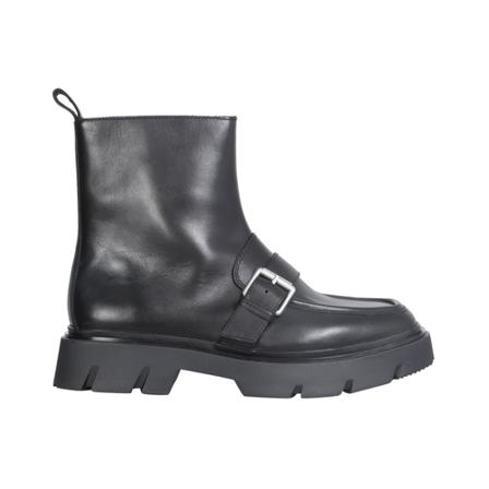 Ash, Ankle Boots Zwart, Dames, Maat:38 EU,leer