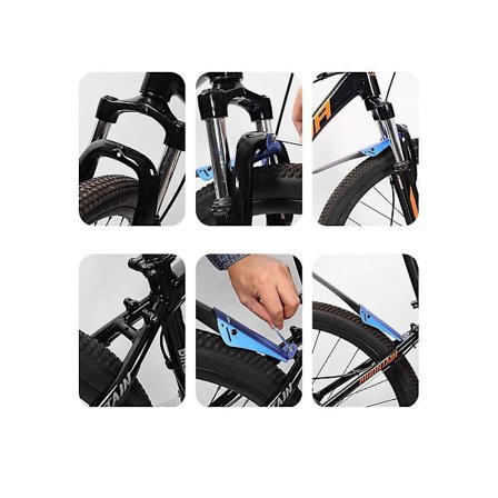 Bike Mutguard 14-20-tums Baby Bike Cykel Mountain Bike Universal Fram och Bak Kakel Baffel Acce