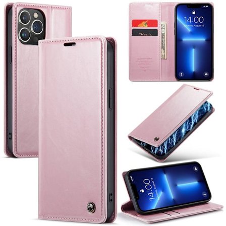 CaseMe lent iPhone 13 Pro fodral - Rosa