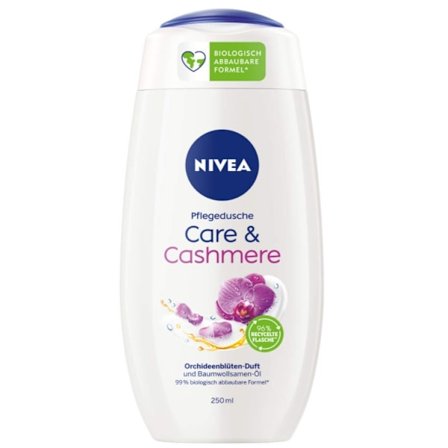 Nivea Cashmere Care Duschgel - Lyxig Duschcreme/ 250ml