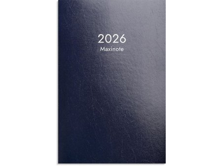 Burde Kalender Maxinote 2026 blå - Lyreco - Almanackor och kalendrar - Fickkalendrar - Stora fickkalendrar