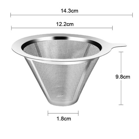 Kaffefilter Kaffe Drypp Mesh 600 MESHL-NO BASE L-NO BASE