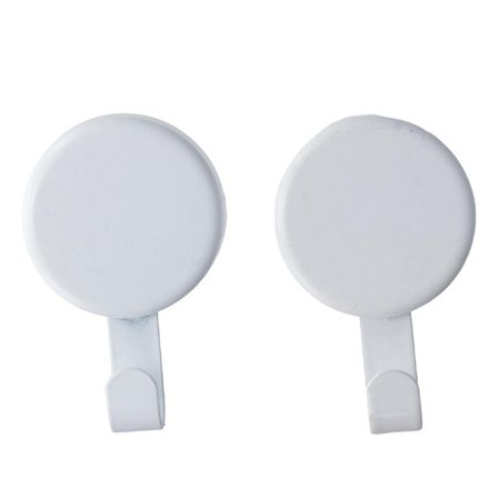 2 Stk Magnetisk Kranshenger Magnetkroker HVIT