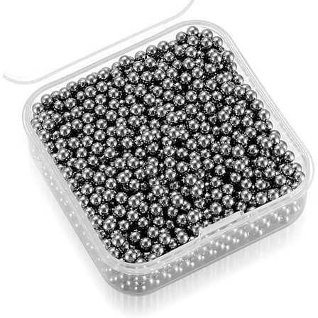 1500 Stykker Rengjøringsperler i Rustfritt Stål, Rengjøringskuler, Gjenbrukbare Kuler, Flaskerengjøringskuler for Karafler, Dekantere, Vaser, Flasker,